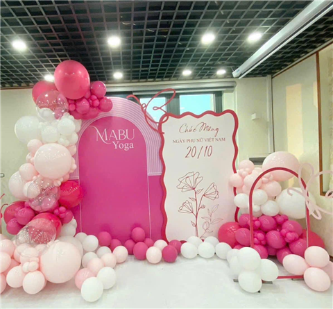 Ảnh Dịch Vụ Trang Trí 20/10 Tại Vinhomes Ocean Park Gia Lâm
